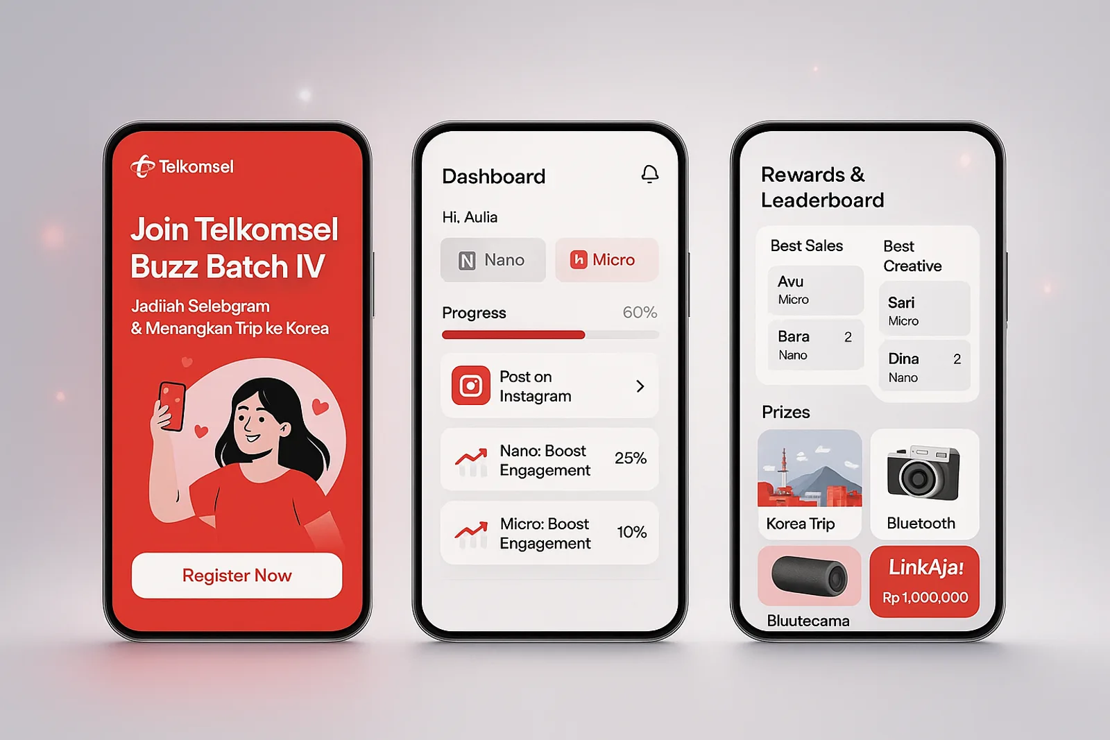 Telkomsel: #TselBuzz Web-app featured image